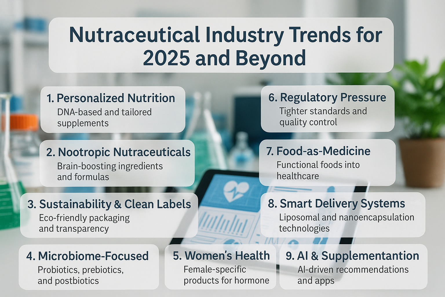 Nutraceutical Industry Trends for 2025 and Beyond